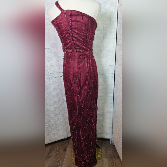 KENNY ABIM One-Shoulder Gown - Picture 3 of 8